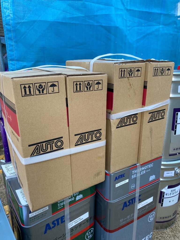 使用材料<br />
←コーキング材料