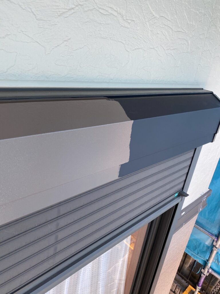 シャッターBOX中塗り