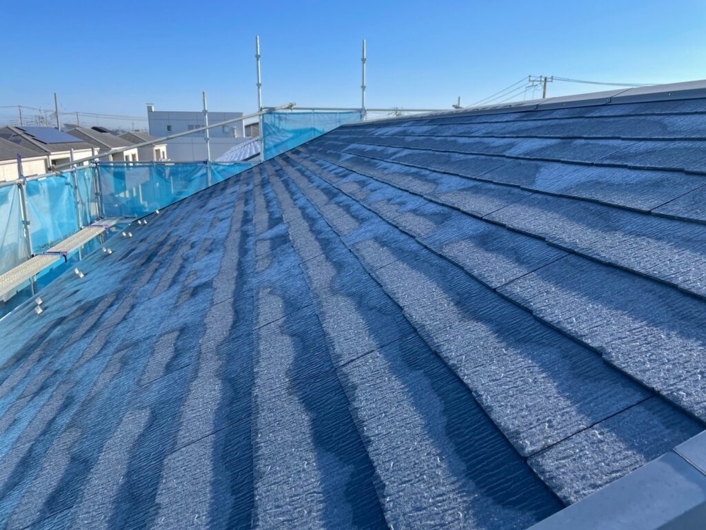 屋根洗浄後