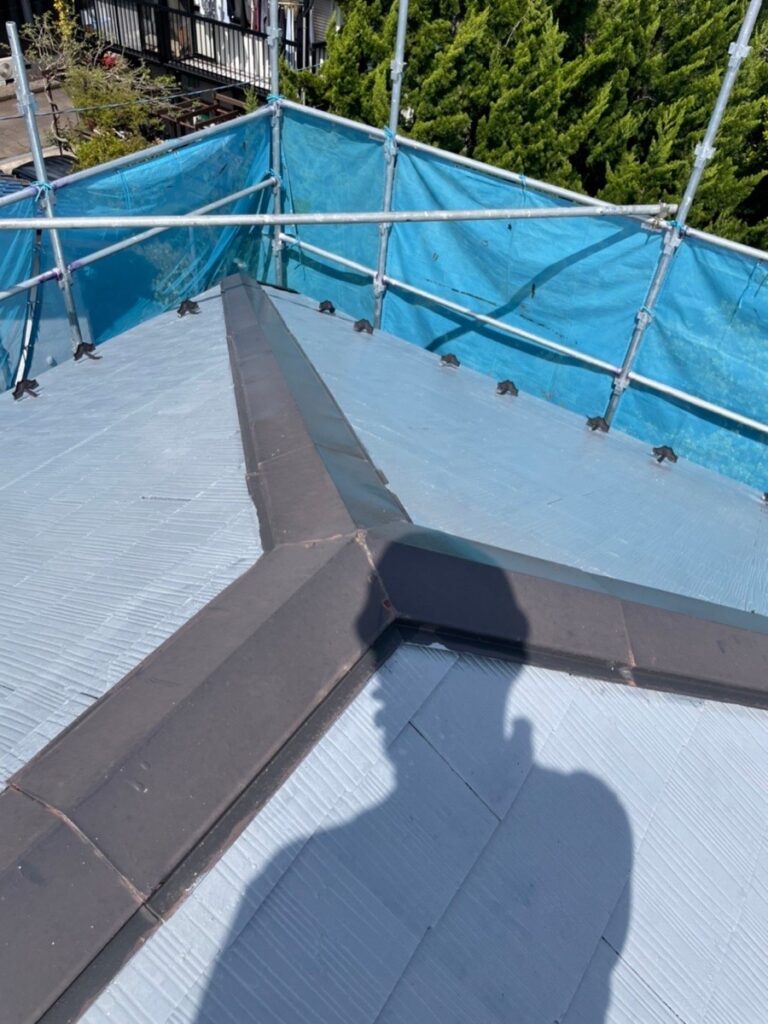 棟板金取り付け