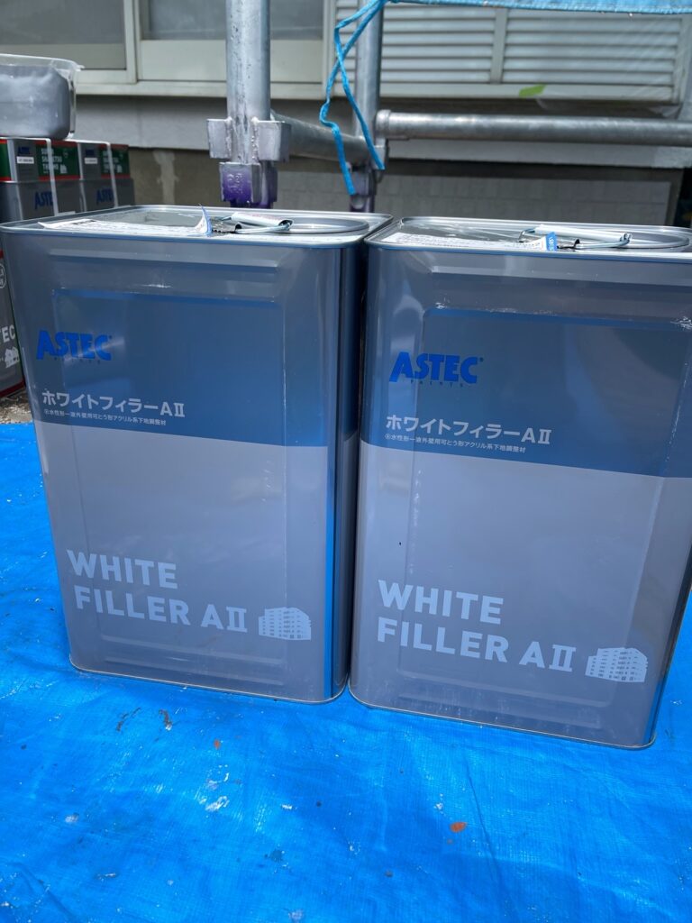 使用材料<br />
←外壁下塗り材料