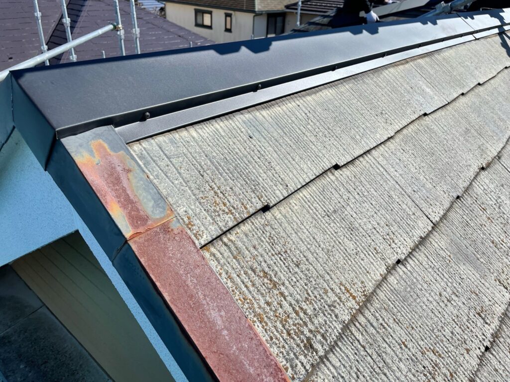 棟板金取り付け
