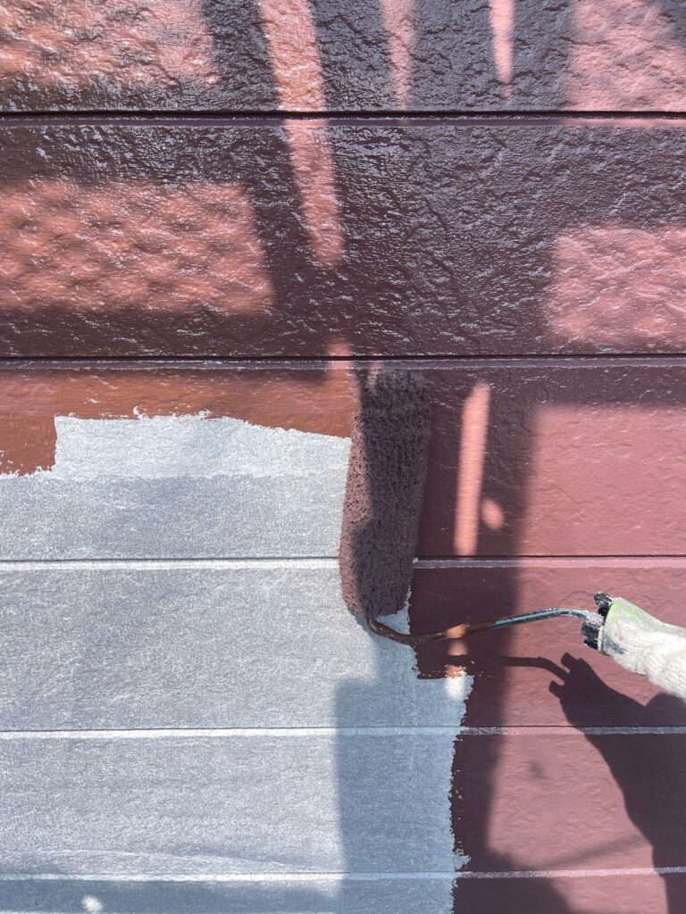 外壁中塗り<br />
（サイディング部）