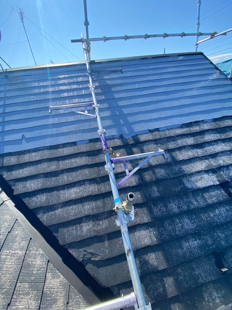 屋根下塗り