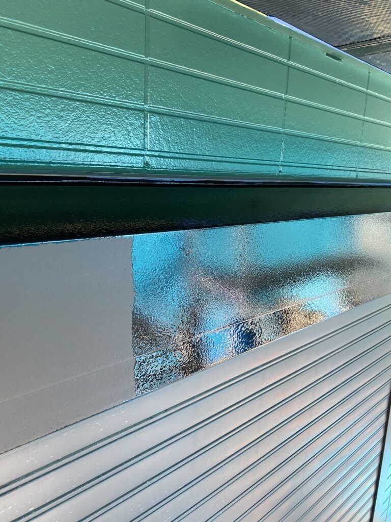 シャッターBOX中塗り