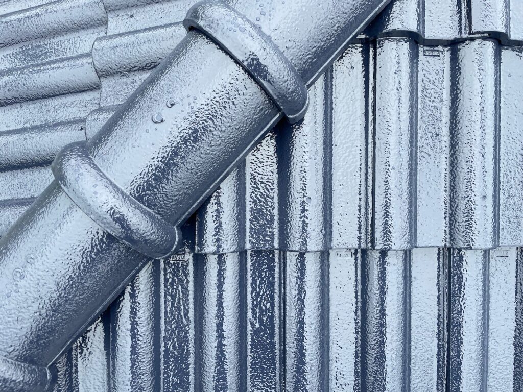 施工完了<br />
（膜厚がたっぷりとついています。）