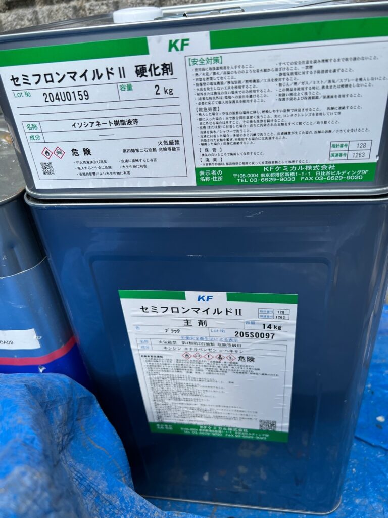 使用材料<br />
←付帯部材料（フッ素）