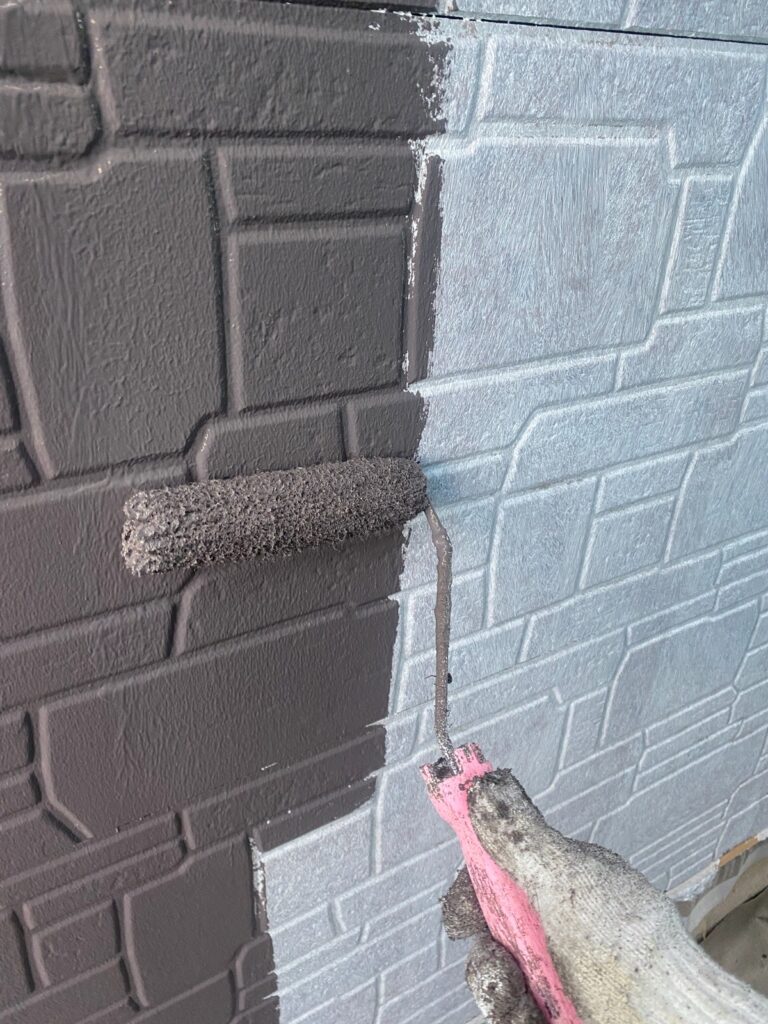 外壁中塗り（１F）