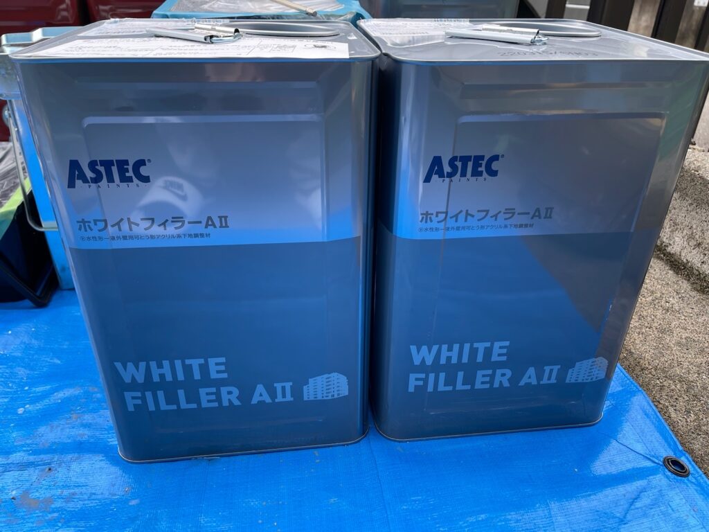 使用材料<br />
←外壁下塗り材料