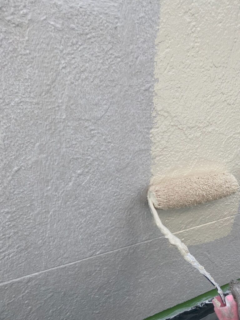 外壁中塗り（２F）