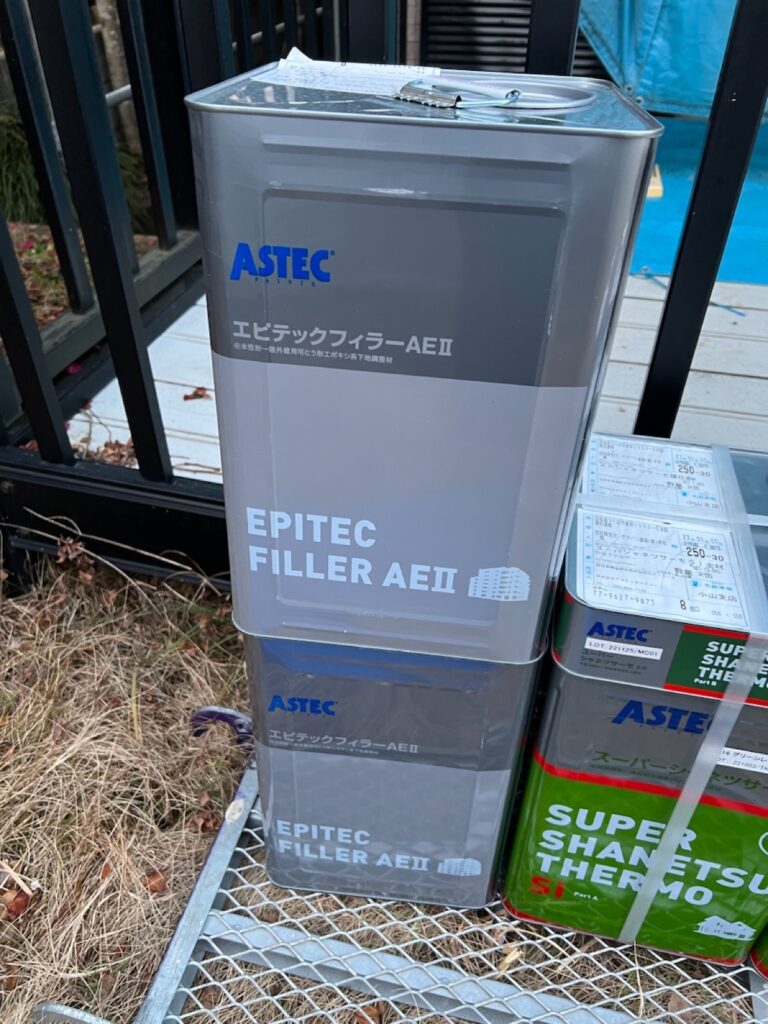 使用材料<br />
←外壁下塗り材料