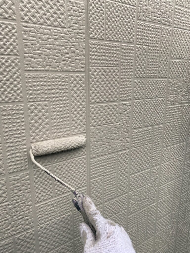 外壁上塗り