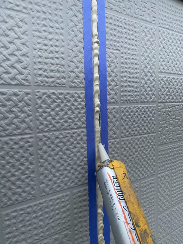 コーキング打ち込み