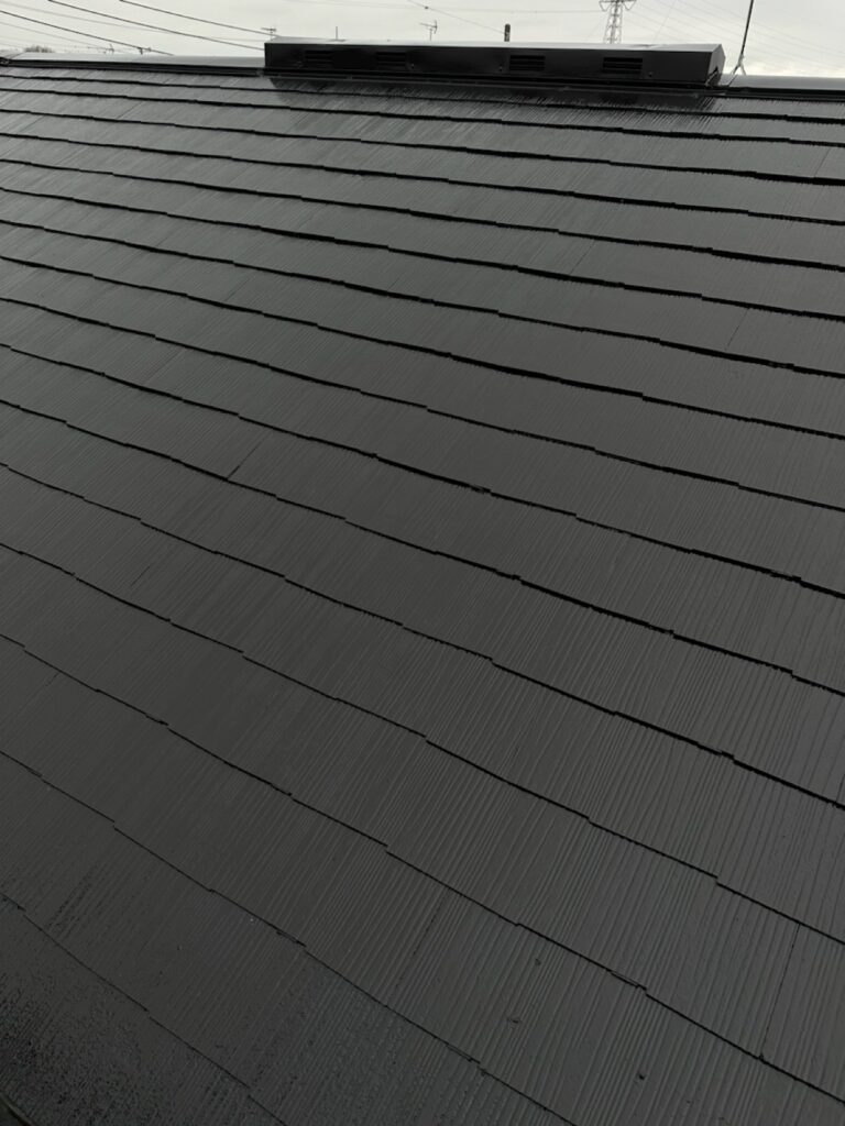 屋根中塗り