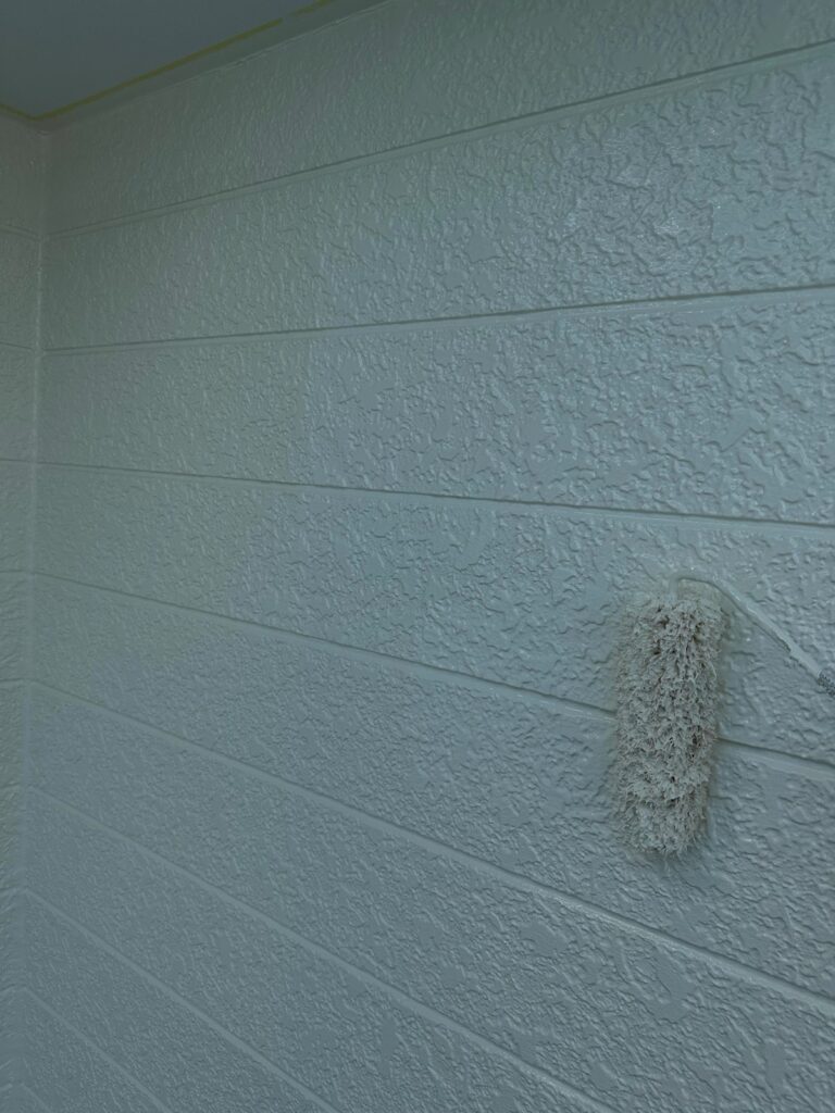 外壁中塗り（２F）