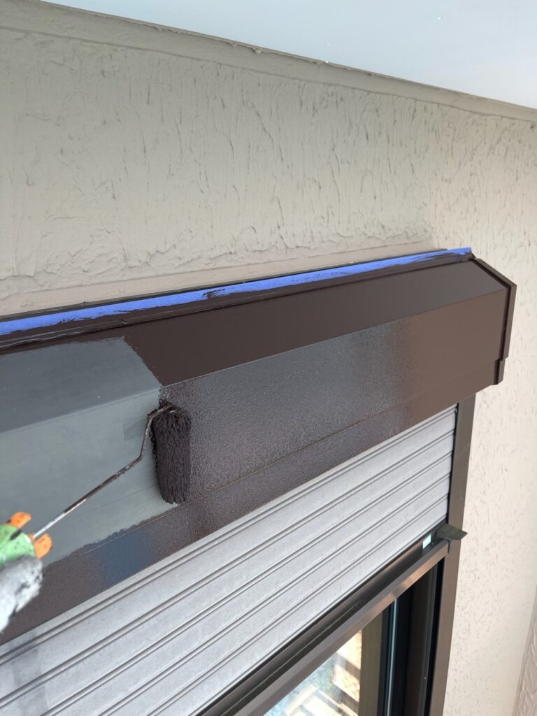 シャッターBOX中塗り