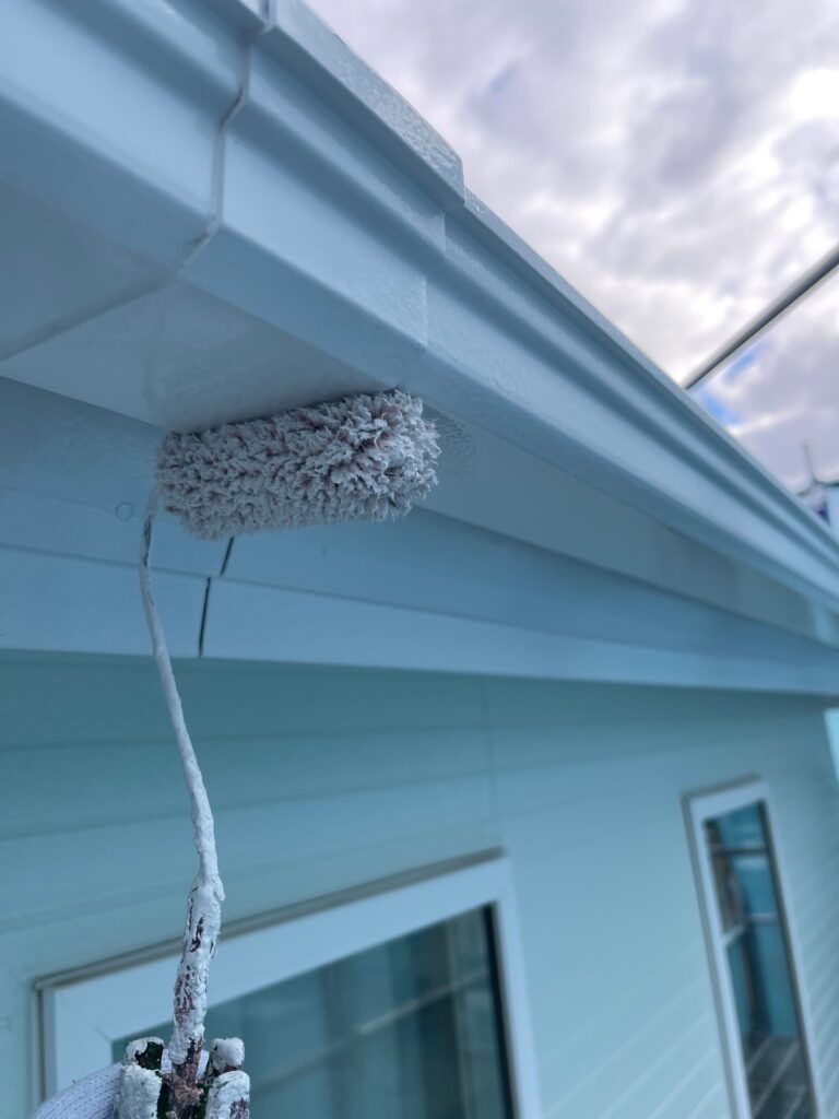 雨樋・鼻隠し/上塗り