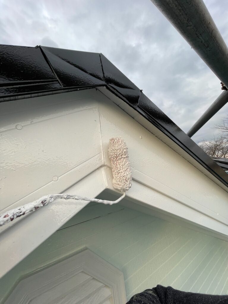 破風板上塗り（完了）