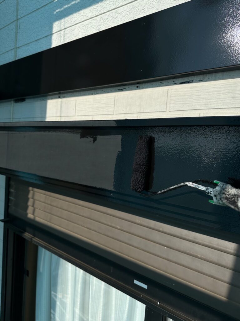 シャッターBOX中塗り