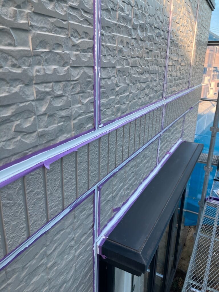 コーキング打ち込み・ならし