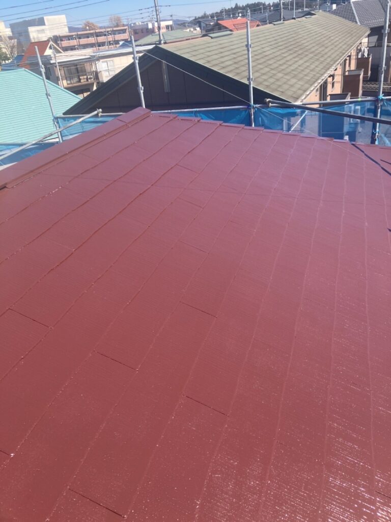 屋根中塗り（完了）