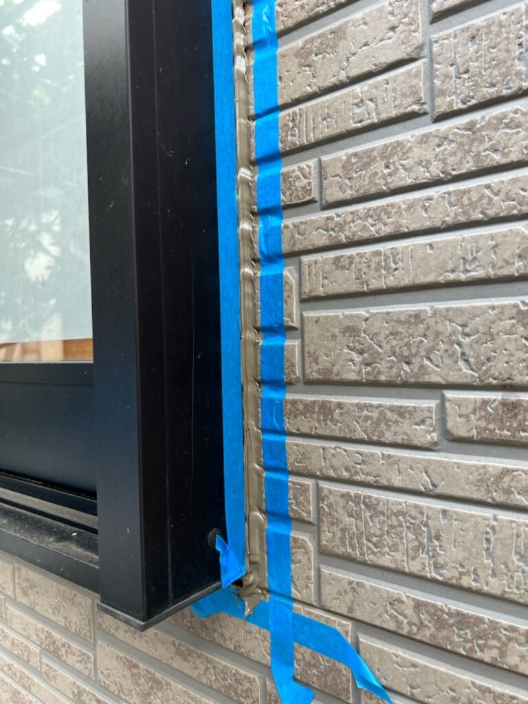 コーキング打ち込み