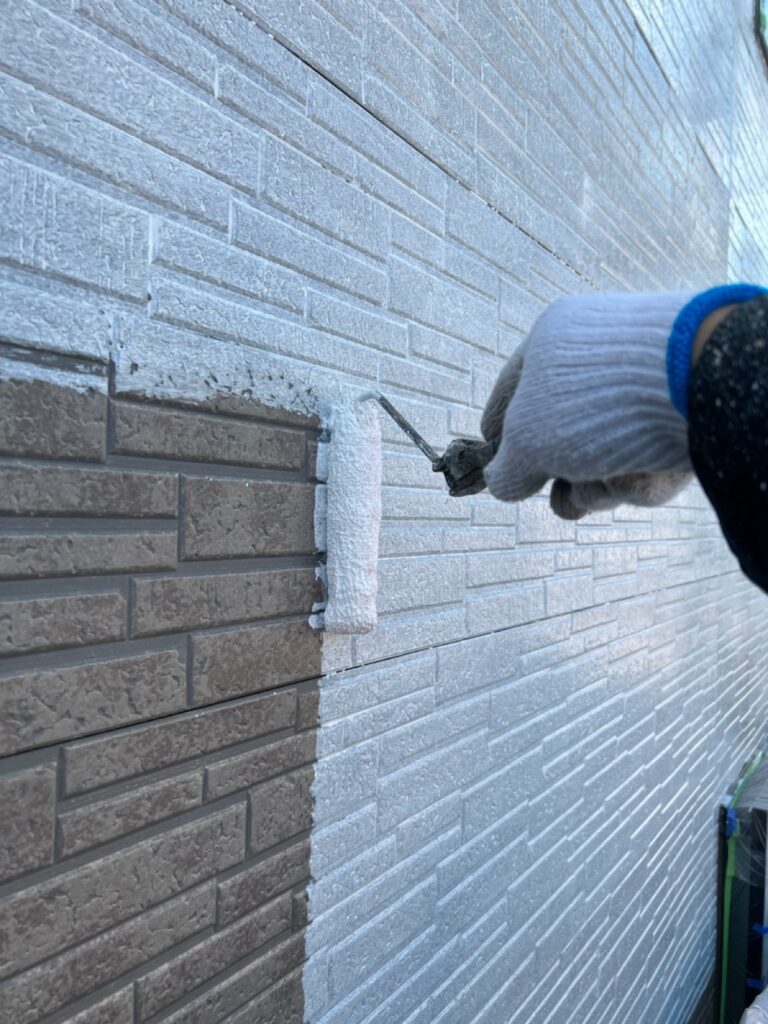 外壁下塗り<br />
