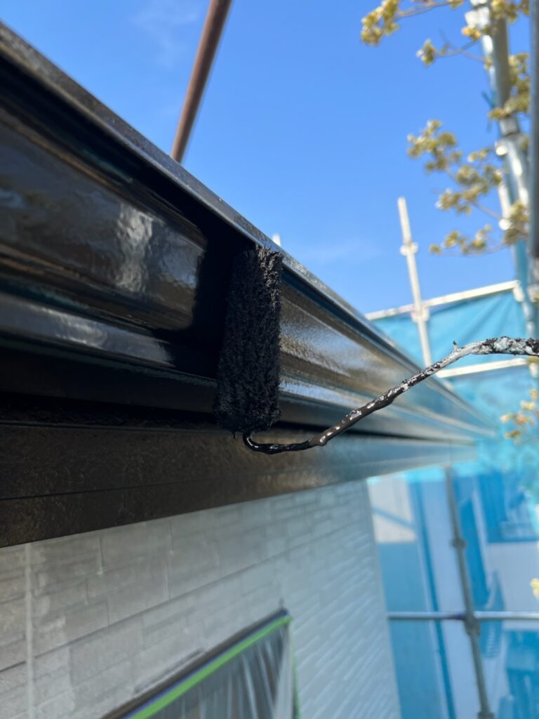雨樋上塗り（完了）