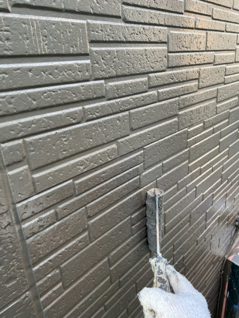 外壁上塗り（アイアンバーグ）