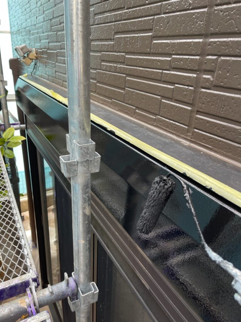 シャッターBOX中塗り