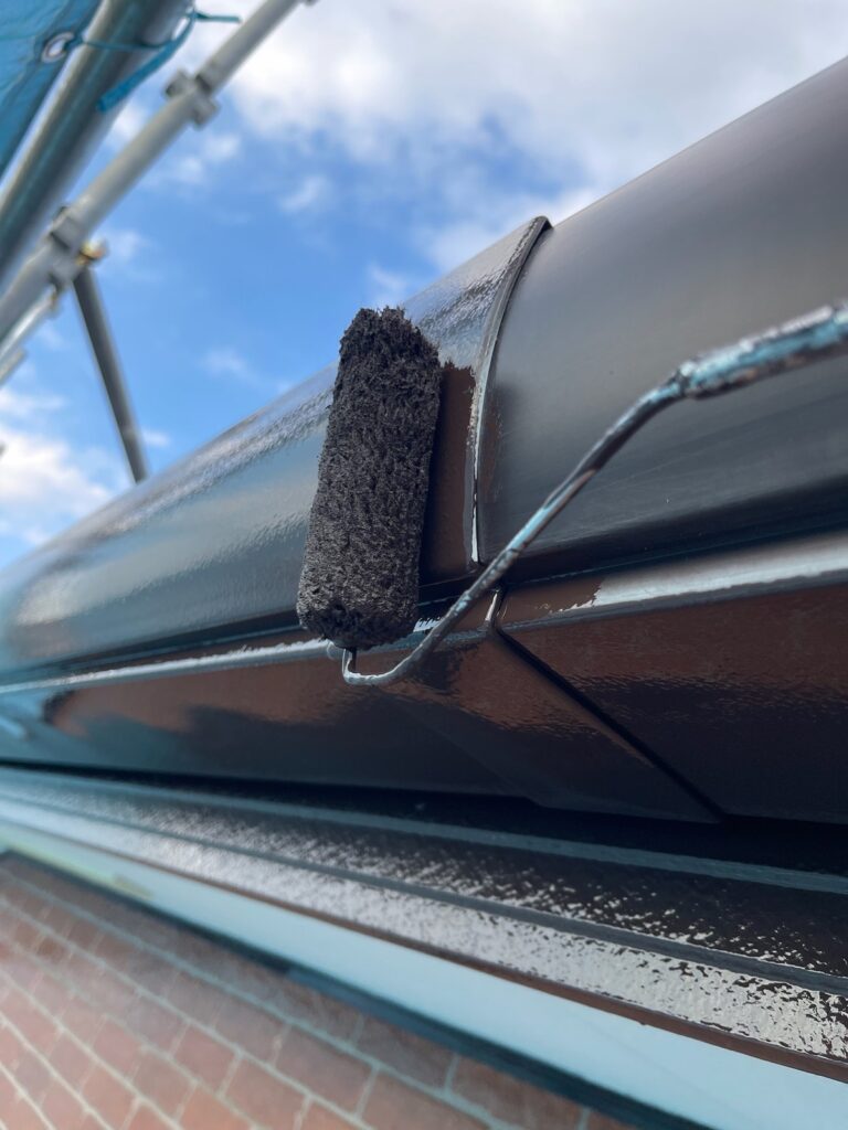 雨樋・鼻隠し/中塗り