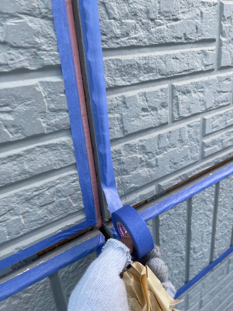 テープ張り（養生）