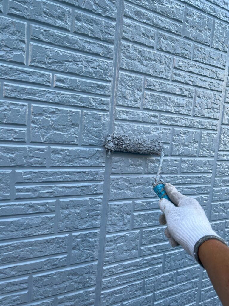 外壁上塗り