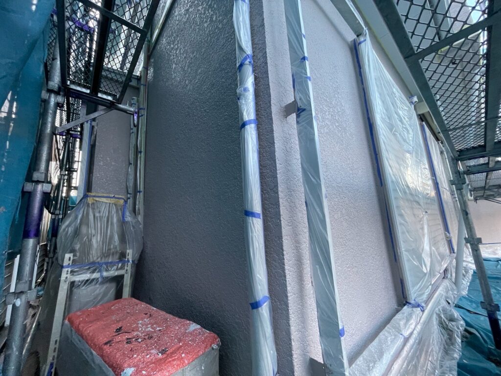 外壁中塗り（完了）