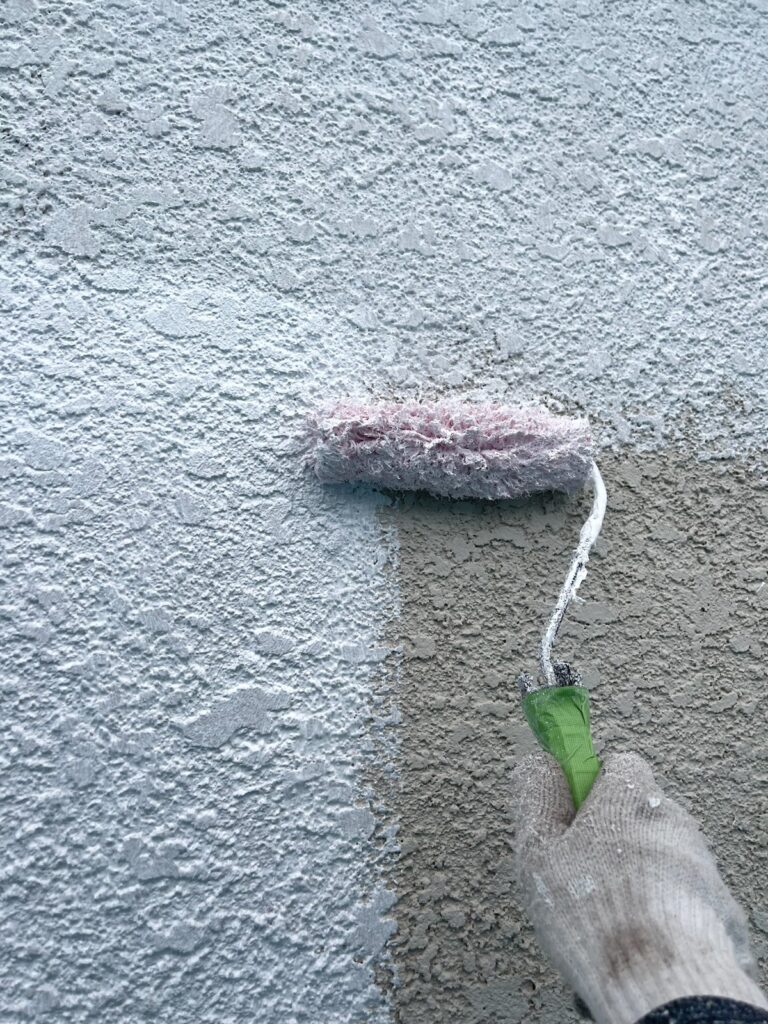 外壁下塗り