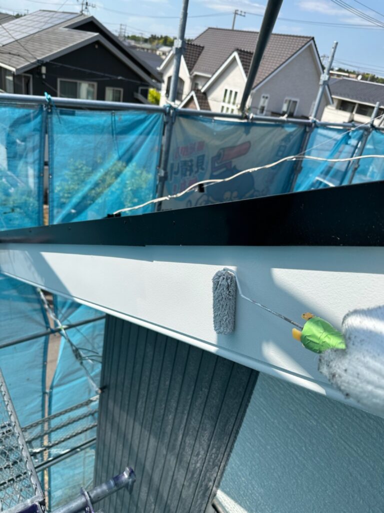 破風板上塗り（完了）