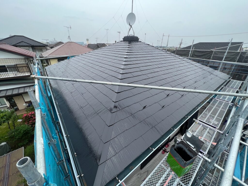 屋根中塗り（完了）