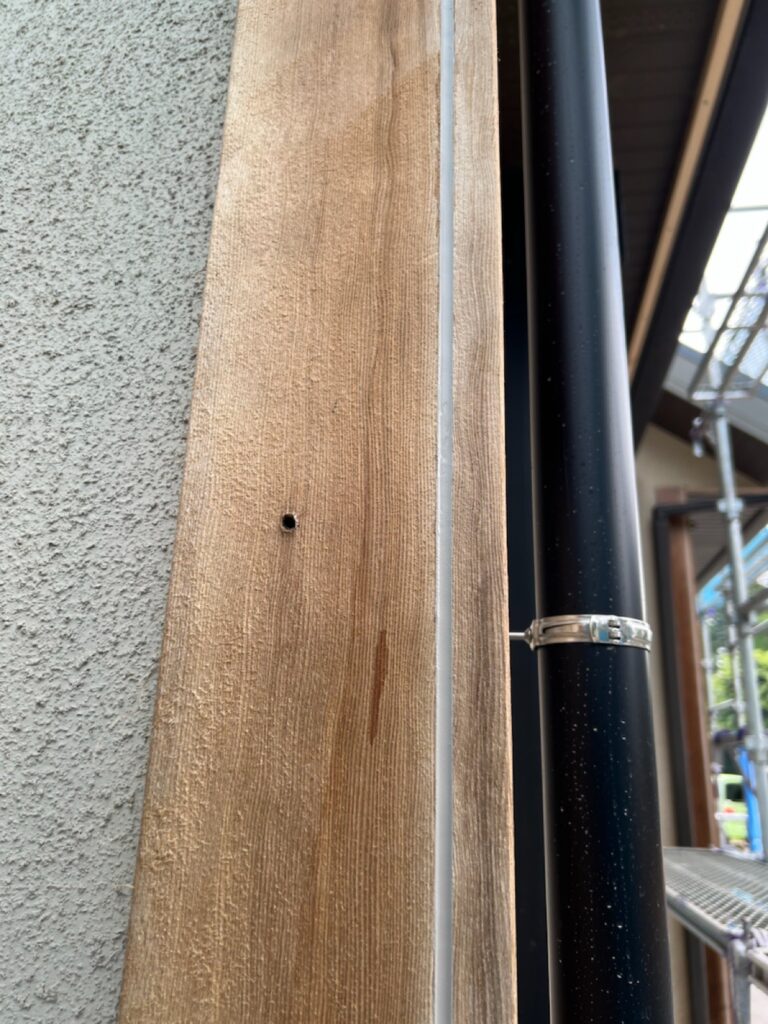 コーキング打ち込み