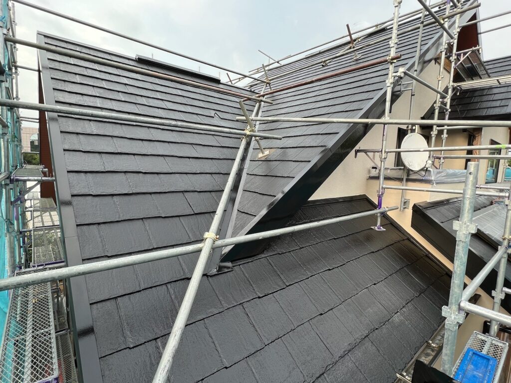 屋根中塗り（完了）