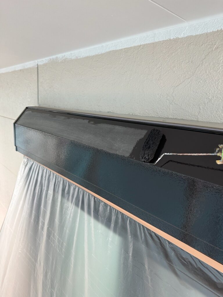 シャッターBOX中塗り