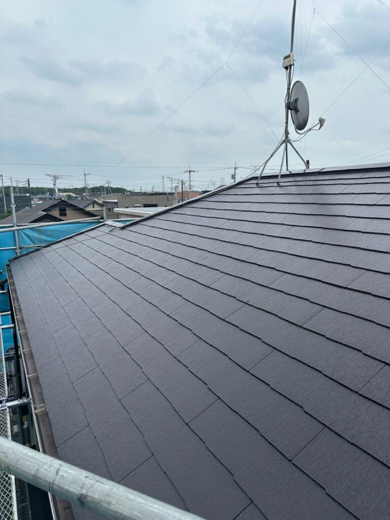 屋根中塗り（完了）