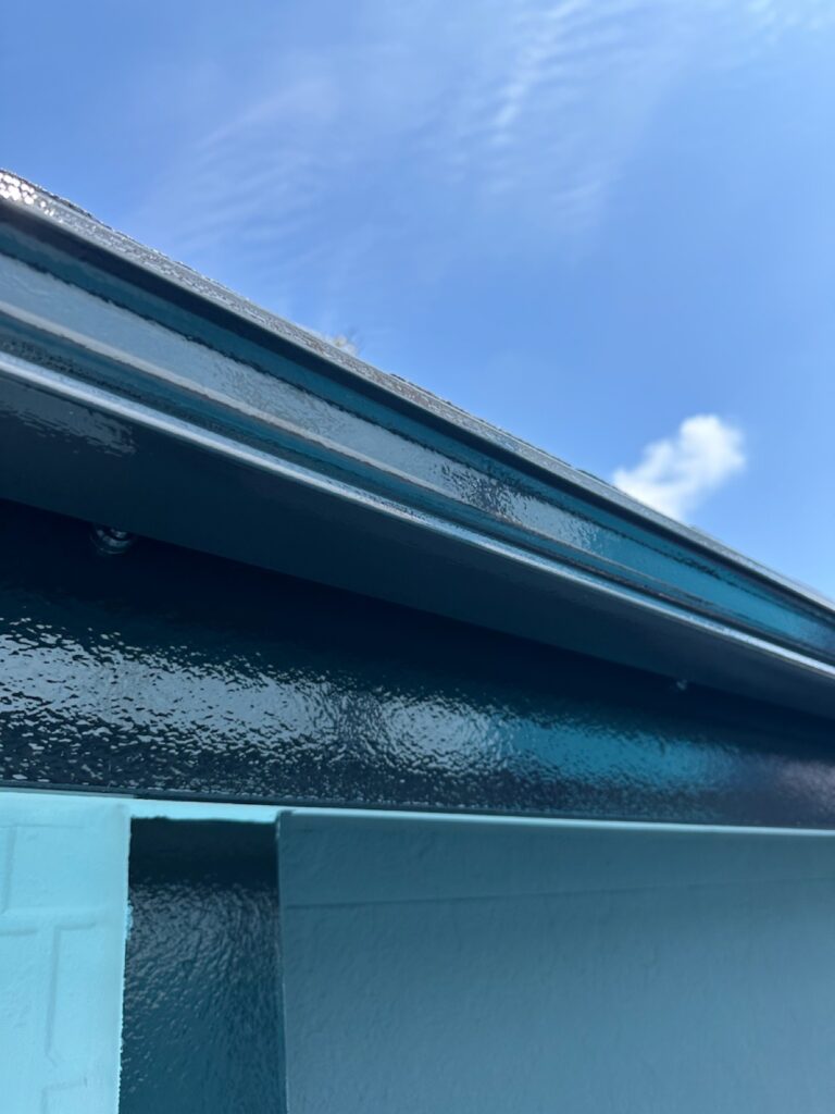 雨樋・鼻隠し上塗り（完了）