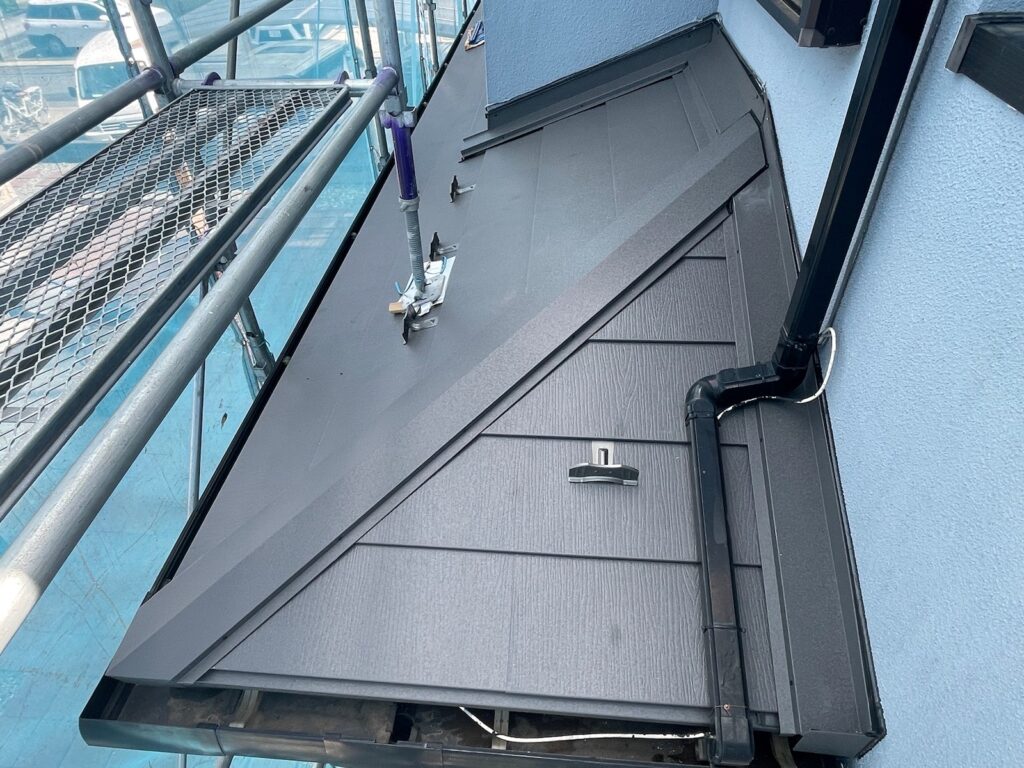 施工完了（下屋根）