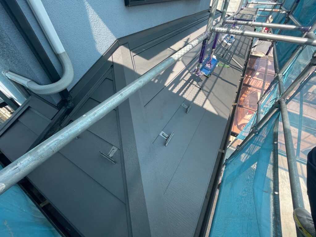 施工完了（下屋根）