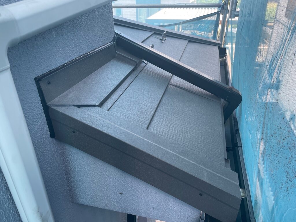 施工完了（下屋根）