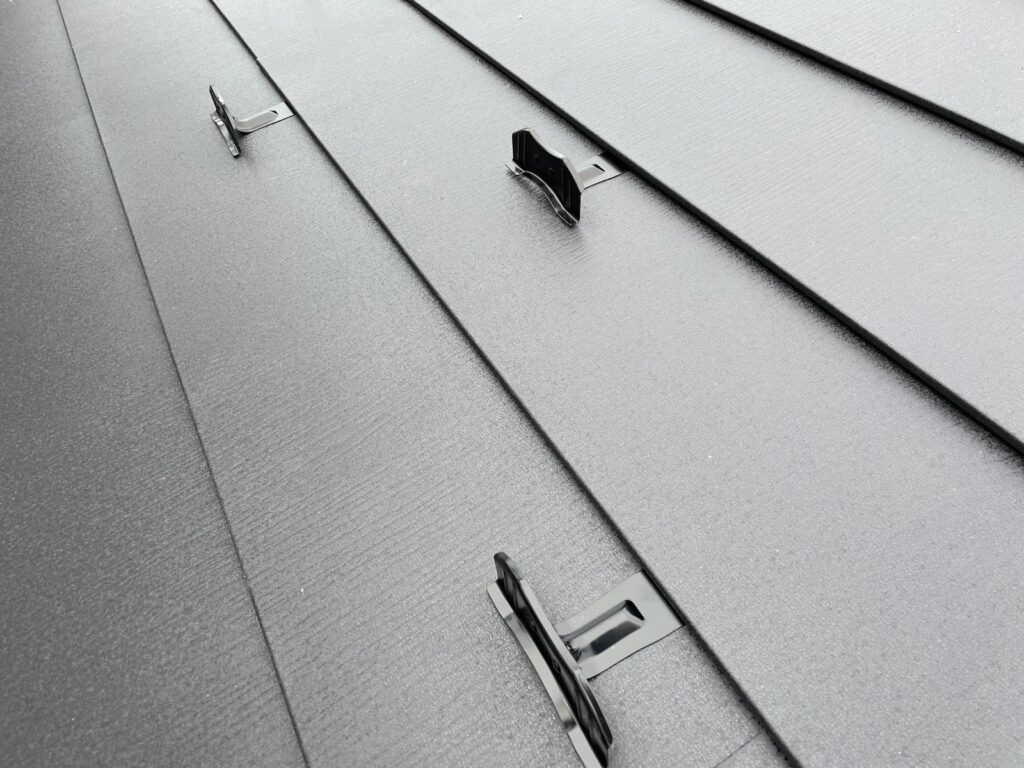 雪止め取り付け