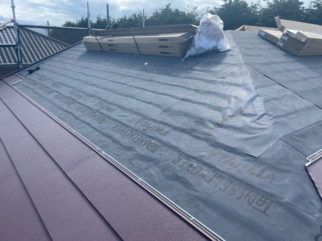 屋根本体取り付け