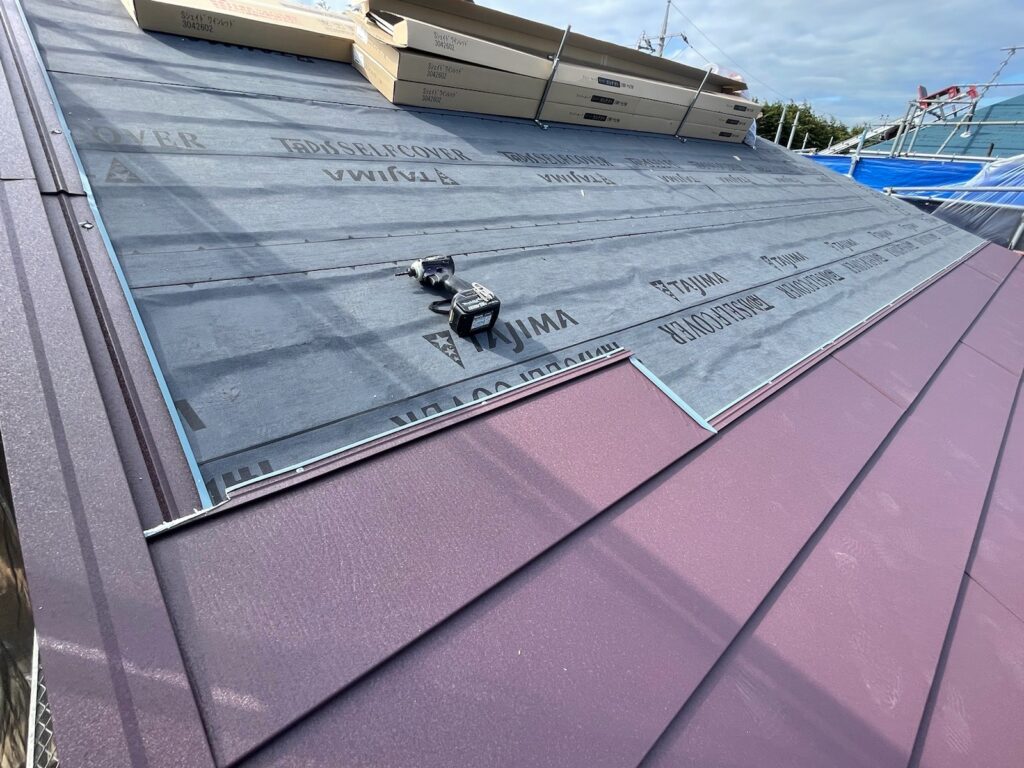 屋根本体取り付け