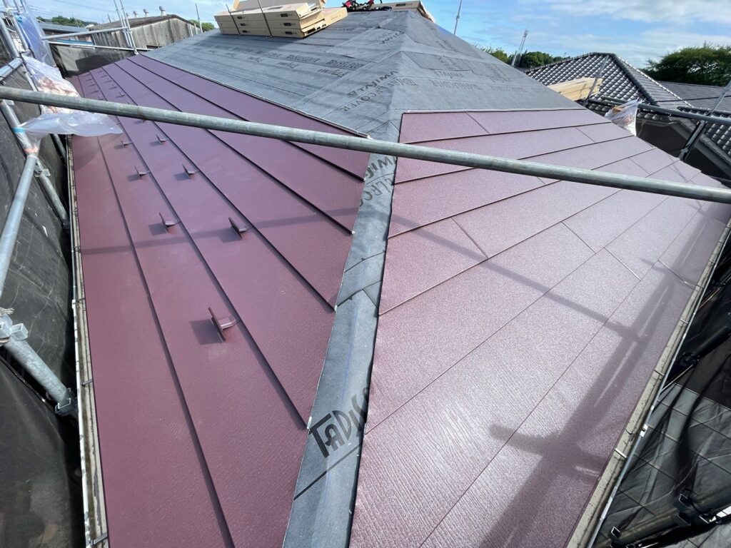 屋根本体取り付け