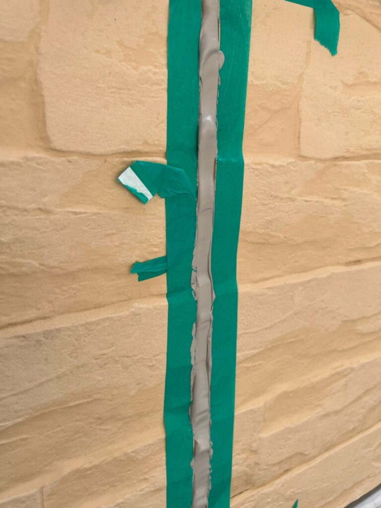 コーキング打ち込み